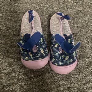 Newtz Water Shoes US Kids 9/10 Sea Horse Sea Ocean Purple Blue